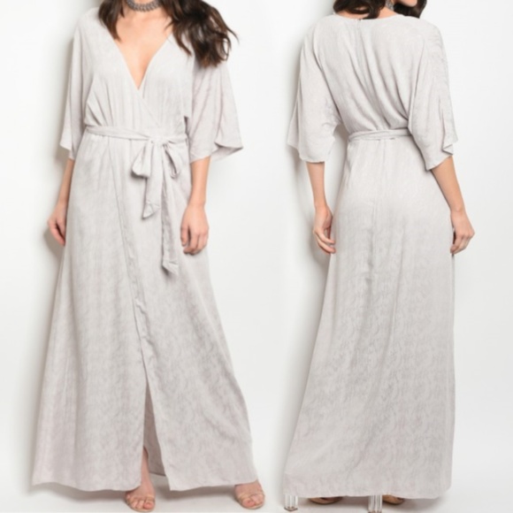 Dresses & Skirts - ♡ Ice Princess Goddess Kimono Style Maxi Dress ♡♡